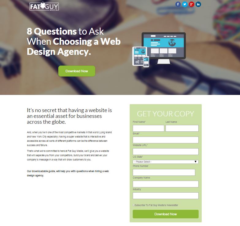 landing page best practices