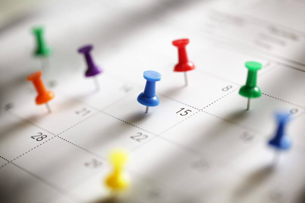 content calendar