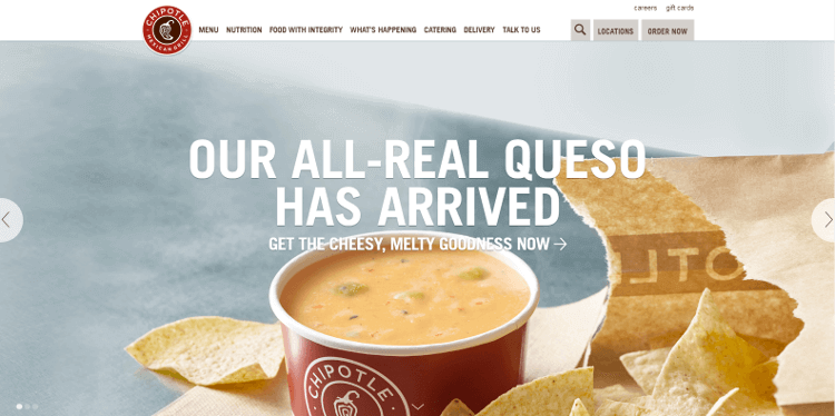 best homepages chipotle