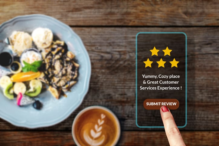 By learning to improve customer experience, a business gains a positive review