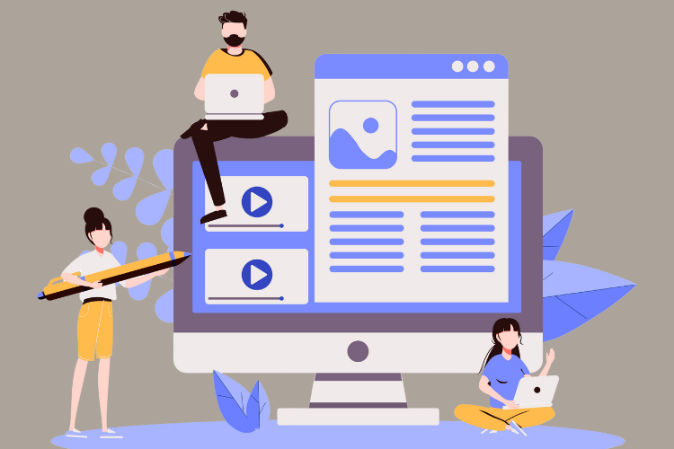 video images in a blog post